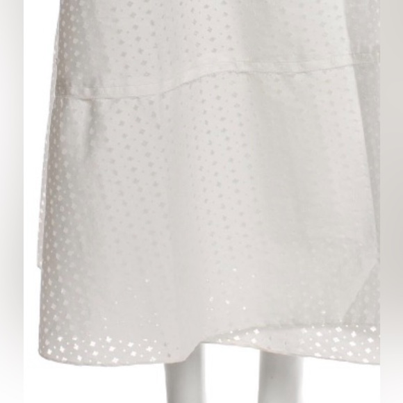 BROCK COLLECTION COTTON POPLIN EYELET WRAP MAXI DRESS - NWT - Picture 7 of 16